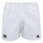 The American Fork Cavemen Player's Drill Short by EMB Canterbury, made from recycled fabric, features the "Canterbury" logo on the left and "Cavemen Rugby" logo on the right, representing sustainable athletic wear.