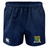 Navy blue Takoma Touch Rugby Advantage Rugby Shorts by Canterbury featuring a rooster logo and “Takoma TRFC” text on the right leg.