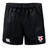 a black Washington State Rugby Alumni Canterbury Advantage Rugby Shorts with a red and white WRS Canterbury logo.