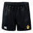 Tacoma Rugby Advantage Rugby Shorts by EMB Canterbury with an elastic waistband, featuring moisture-wicking fabric, a Canterbury logo on the left leg, and a colorful crest on the right leg.