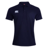 A Canterbury Waimak Rugby Polo shirt with a white logo.