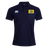 Navy blue Berkeley RFC Waimak Polo by Canterbury with a white logo on the right chest and a yellow rectangular patch featuring a bear graphic and text on the left chest.