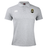 The Chicago Riot Waimak Polo by EMB Canterbury is a light grey men’s rugby shirt with a collar, featuring the Canterbury logo on the right chest and the Chicago Riot badge on the left—ideal for any fan.