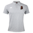 Grey Aging Alabama Rugby Players Waimak Polo by Canterbury featuring an Alabama state outline logo with a harpist silhouette.