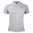 The East Stroudsburg University Waimak Polo by EMB Canterbury is a light grey men's rugby polo with a collar, three-button placket, and “ESU Rugby” plus the Canterbury logo on the chest—classic style from the CCC Waimak collection.