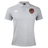 Light grey Godzilla Rugby Football Club Waimak Polo by EMB Canterbury featuring a classic collar, button placket, the Canterbury logo on the right chest, and a maroon and yellow Cougars crest on the left chest.