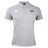 The Santa Rosa Youth Rugby Waimak Polo by EMB Canterbury is a light grey, short-sleeve rugby polo shirt featuring two white logos on the chest—one with a rose emblem and the other displaying “Canterbury.” This youth rugby polo includes a classic collar with three buttons, delivering both comfort and timeless style.