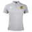 The Old Man Rivah Rugby Waimak Polo by EMB Canterbury is a light grey men's polo with short sleeves, a collar, left chest crest, and right white Canterbury logo—ideal for any Canterbury rugby fan.