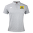 Grey Berkeley RFC Waimak Polo by Canterbury with a button placket, brand logo on the right chest, and a rectangular patch on the left chest featuring a bear icon and “Berkeley RFC est. 2004” text.