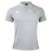 Gray Rock Rugby Waimak Polo by Canterbury with a button placket, brand logo on the right chest, and a green “Rock Rugby Lions” shield emblem on the left chest.