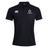 The Highlanders Rugby NC Waimak Polo by Canterbury, available in black, features both "CCC" and "Highlanders Rugby" logos prominently displayed on the chest along with the EMB Canterbury brand logo.