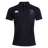 A Cypress Warriors Men's Rugby Waimak Polo by EMB Canterbury in black, with the EMB Canterbury logo on the right chest and the Cypress Warriors crest on the left, displayed on a plain white background.