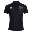 Valley Panthers Girls Rugby Waimak Polo by Canterbury in black, featuring the EMB Canterbury logo on the right chest and a “Youth Darts” emblem on the left chest, buttoned collar, and displayed on a white background. This classic girls’ rugby polo combines comfort and style from EMB Canterbury, making it ideal for any occasion.