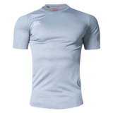 A Canterbury Core Vapodri Superlight Rugby T-Shirt with a white logo on it.