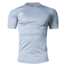 A Canterbury Core Vapodri Superlight Rugby T-Shirt with a white logo on it.