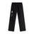The Women's Canterbury Open Hem Stadium Pant features black athletic pants with an elastic waistband and the iconic Canterbury logo on the side. They're designed for comfort during rugby training and include convenient full-length leg zips.