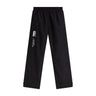 The Women's Canterbury Open Hem Stadium Pant features black athletic pants with an elastic waistband and the iconic Canterbury logo on the side. They're designed for comfort during rugby training and include convenient full-length leg zips.
