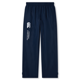 A Canterbury Open Hem Stadium Pant with a white logo on the side.