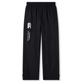 A pair of Canterbury Open Hem Stadium Pants with a white logo on the side.