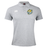 Grey Noble Street College Prep Waimak polo shirt featuring a blue and yellow embroidered tiger logo on the left chest and a small EMB Canterbury logo on the right sleeve.