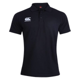A Canterbury Waimak Rugby Polo with a white logo.