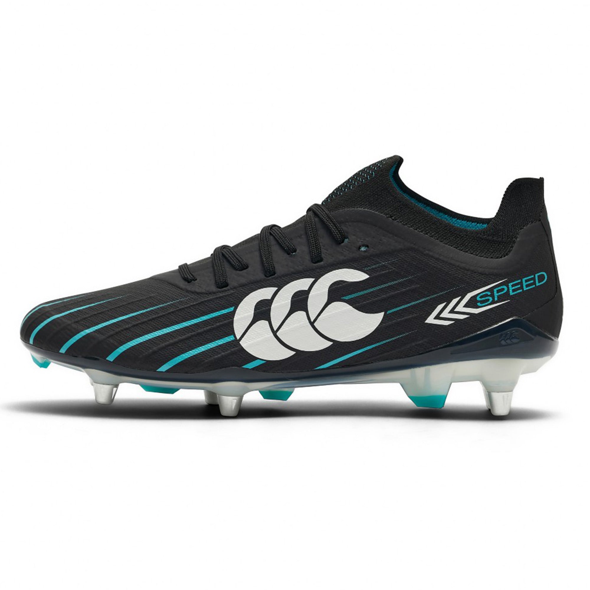 Canterbury Speed Falcon 2.0 Elite SG Rugby Boots - Jet Black