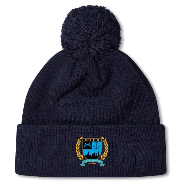 New York Police Dept. Rugby Pom Pom Beanie by Canterbury