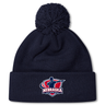 Stay warm at the match with the Nebraska Rugby Referee Society Pom Pom Beanie by EMB Canterbury, featuring a navy design, pom-pom top, and front logo patch.