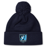 Stay warm on chilly match days with the Minneapolis Mayhem Rugby Pom Pom Beanie by EMB Canterbury. This navy blue knit beanie features a cozy fleece lining, a playful pom-pom, and the official Minneapolis Mayhem Rugby logo embroidered on the front cuff.