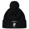Stay warm in the Northeastern University Men's Rugby Pom Pom Beanie by EMB Canterbury, featuring a husky logo and "NORTHEASTERN MEN'S RUGBY" on the cuff. Cozy fleece lining adds extra warmth.