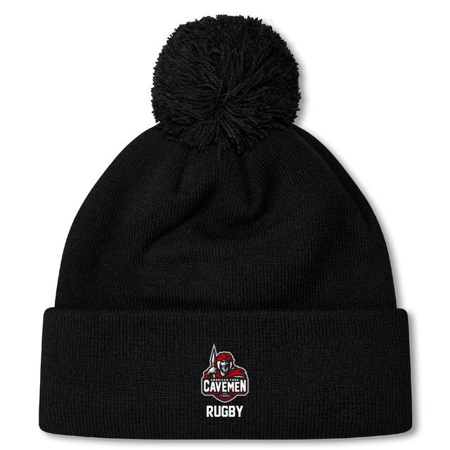 American Fork Cavemen Pom Pom Beanie by Canterbury