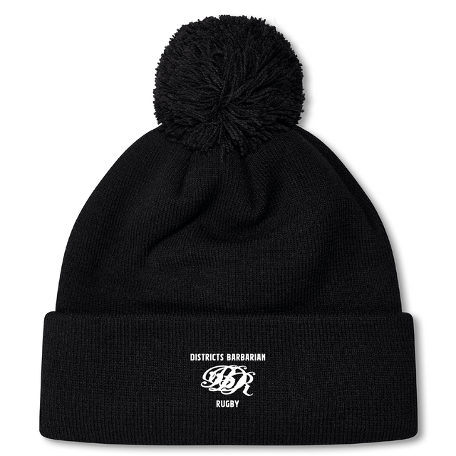 Districts Barbarian RFC Pom Pom Beanie by Canterbury