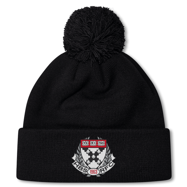 Harvard Business School RFC Pom Pom Beanie by Canterbury