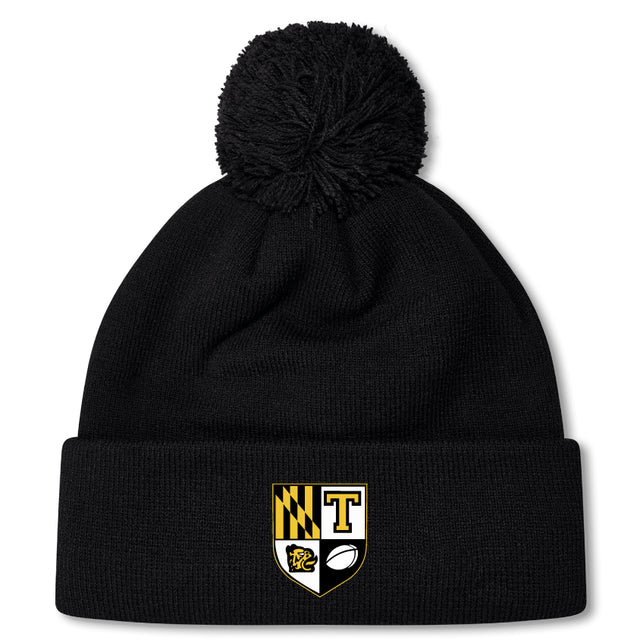 Towson University Rugby Pom Pom Beanie by Canterbury