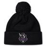 Stay warm at chilly matches with the Cypress Warriors Men's Rugby Pom Pom Beanie by EMB Canterbury, featuring a fun pom-pom on top and a "Cypress Warriors Men's Rugby 2024" logo on the front cuff. Perfect for team spirit!.