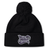 Stay warm and display your team pride with the Valley Panthers Girls Rugby Pom Pom Beanie by Canterbury. This black knit beanie from EMB Canterbury features a cozy pom-pom on top and showcases the bold purple and white “Valley Panthers Girls Rugby” logo on the front fold—perfect for any rugby enthusiast.