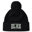 Stay warm while showcasing your team pride with the Lewis County Elks Pom Pom Beanie by Canterbury. Crafted by EMB Canterbury in a classic black knit and featuring a playful pom-pom, this cozy hat displays the embroidered “Lewis County Elks Rugby” logo on the front cuff. Inspired by the timeless Canterbury bobble hat style, it’s the perfect accessory for chilly days and loyal fans alike.
