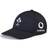 The Ireland 24 Tech Logo Cap by Canterbury is a navy blue hat showcasing the IRFU logo on the front and the Vodafone logo on the side. This cap from Canterbury also features an adjustable strap for a perfect fit.