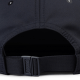 Close-up of the back of the Ireland 24 Tech Logo Cap by Canterbury, highlighting its adjustable strap with a plastic buckle.
