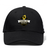 The Chicago Riot Flexfit Drill Cap by Canterbury from EMB Canterbury features a black curved brim and the club’s gold fist and stars logo on the front, offering style and comfort.