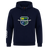 The Kingwood Rugby Club Hoodie by Canterbury from WRS Canterbury is a navy blue hoodie with a crest, “JSJ Kingwood Rugby 2004” text, and white stripes on the right sleeve.