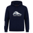 Navy blue University of New Hampshire Club Hoodie by Canterbury featuring a wildcat graphic and “Men’s Rugby” text on the chest.