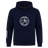 The Saint Anselm College Club Rugby Club Hoodie by WRS Canterbury is a navy blue hoodie with a front pocket, "Saint Anselm Men's Club Rugby" chest logo, and white right sleeve graphic—ideal custom apparel for club supporters.