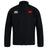 The Angry Newts Club Track Jacket by EMB Canterbury is a black lightweight jacket with a red angry face logo on the left chest and the white Canterbury logo on the right chest, ideal for everyday wear.