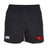 The Angry Newts Professional Polyester Rugby Short by Canterbury features black fabric, a white EMB Canterbury logo on the left leg, and a red snake head logo on the right leg.