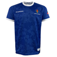 The Samoa 100 Year Celebration Premium Replica Jersey by Samurai features "MANU SAMOA" and a vibrant emblem on the right chest, with the Samurai logo on the left, making it perfect for celebrating Samoan pride.