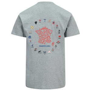 Rugby World Cup 23 20 Unions Map T Shirt World Rugby Shop