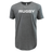 Just In: The WRS LAT RUGBY Supersoft Tee from the 99 Collection boasts a gray short-sleeved design with "RUGBY" boldly printed in white letters on the front.