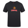 The Raleigh Venom Club Plain Tee by WRS Canterbury features a coiled red snake, rugby ball, and bold "Raleigh Rugby Venom" text in red and yellow. Made from a premium cotton-heavy blend, it's ideal for fans seeking stylish wardrobe customization.