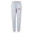 The Raleigh Venom Women's Leisure Sweatpant by EMB Canterbury features a drawstring waist and cotton blend fleece, with a small intricate design on the right thigh and a large colorful Canterbury logo on the left.